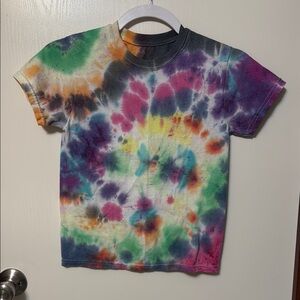 Hanes Colorful Tie-Dye Kids T-Shirt Size M